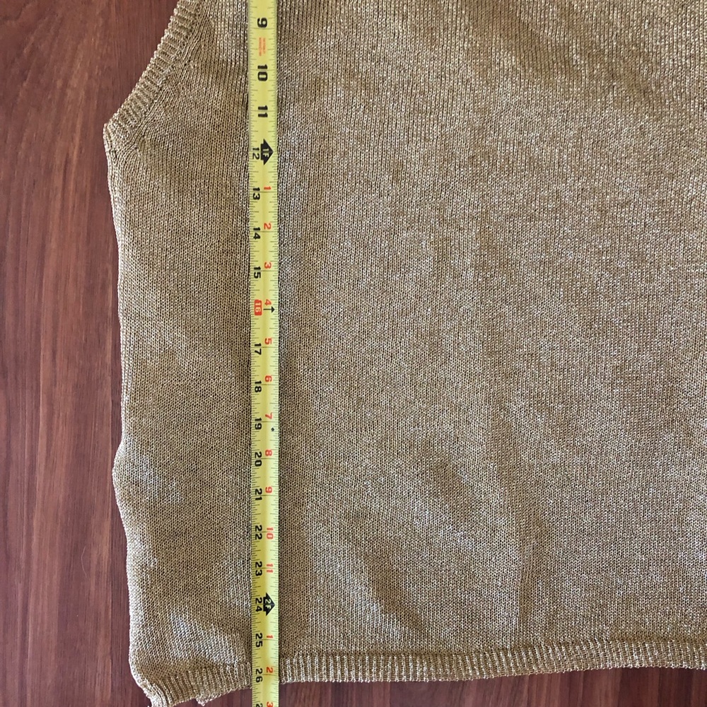 Free People Gold Racerback Top - Size M - Picture 10 of 13